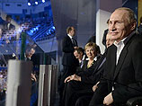 Тони Эспозито подарил президенту РФ картину "Путин-хоккеист"