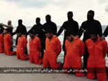 В Сети появилось видео казни 21 захваченного в Ливии египтянина