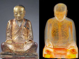 В статуе Будды, которую нашли в Китае, нидерландские ученые из медицинского центра Меандр в городе Амерсфорте после сканирования обнаружили мумию буддийского монаха, сидящего в позе лотоса