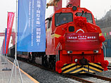Первый поезд по новой железной дороге отправился из Китая в Казахстан