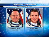 Американские астронавты Барри Уилмор и Терри Вертс, входящие в состав экипажа Международной космической станции, начали третий выход в открытый космос