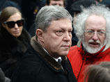 Ксения Собчак, Григорий Явлинский, Алексей Венедиктов, 3 марта 2015 года