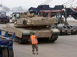 В Латвию прибыли американские танки и БМП 