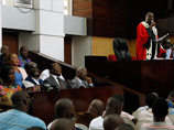Во вторник суд единогласно признал Гбагбо виновной и приговорил ее к 20 годам тюрьмы