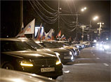 Сотни автомобилей проехались по Москве в рамках автопробега в честь присоединения Крыма