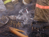 Жилые дома горят в Хакасии, пожары направлен тушить спецпоезд