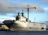 Во Франции начинаются новые испытания второго вертолетоносца Mistral, построенного для РФ Во Франции начинаются новые испытания второго вертолетоносца Mistral, построенного для РФ