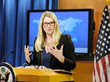 Официальный представитель Госдепартамента США Мари Харф во время общения с журналистами заявила, что не верит в заявление президента России Владимира Путина об отсутствии российских войск на Украине Официальный представитель Госдепартамента США Мари Харф во время общения с журналистами заявила, что не верит в заявление президента России Владимира Путина об отсутствии российских войск на Украине