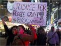 Манифестация с требованием правосудия по делу Фредди Грэя, Нью-Йорк, 30 апреля