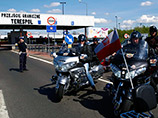 Накануне, 30 апреля мотоциклистам, несмотря на запрет на въезд на территорию Польши и Литвы, удалось пересечь границу Евросоюза