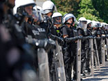 Футбольные фанаты устроили массовые беспорядки польском городе Кнуруве