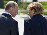 Владимир Путин и Ангела Меркель, 10 мая 2015 года