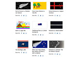 Только за первые десять дней были присланы десятки вариантов флага Новой Зеландии, на большинстве из которых изображена неофициальная эмблема страны - птица киви