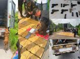 Полиция Гватемалы обнаружила в грузовике 545 кг кокаина
