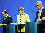 В Берлине 1 июня прошли переговоры лидеров Германии, Франции и председателя Еврокомиссии Жан-Клода Юнкера. Поздно вечером к ним неожиданно присоединились глава ЕЦБ Марио Драги и глава МВФ Кристин Лагард