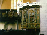 Интерьер лютеранской церкви Святого Духа в Таллине