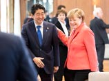 Синдзо Абэ и Ангела Меркель