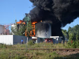 Пожар на нефтебазе в Васильковском районе Киевской области, 9 июня 2015 года