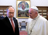 Папа Римский Франциск и Владимир Путин, 10 июня 2015 года
