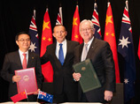 Китай и Австралия подписали соглашение о свободной торговле