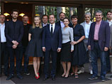 Премьер-министр РФ Дмитрий Медведев встретился с создателями и членами съёмочных групп фильмов &#171;Территория&#187; и &#171;Битва за Севастополь&#187;
