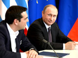 Алексис Ципрас и Владимир Путин, 8 апреля 2015 года