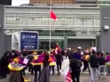 Защитники Тибета напали на консульство Китая в Сиднее после смерти монаха в китайской тюрьме