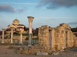 На территории древнего Херсонеса открылась выставка "Византия.RU"