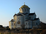 Собор Святого Владимира на территории национального заповедника "Херсонес Таврический" в Севастополе
