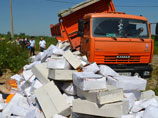 В день годовщины продуктовых "антисанкций" было демонстративно уничтожено около 315 тонн "запрещенки" В день годовщины продуктовых "антисанкций" было демонстративно уничтожено около 315 тонн "запрещенки"