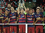 "Барселона" в пятый раз стала обладателем Суперкубка УЕФА