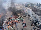 При ликвидации последствий взрыва в китайском Тяньцзине спасены 32 человека 