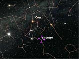 Планета получила название 51 Eri b и находится в сотне световых лет от солнечной системы Эридан