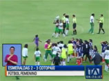 В Эквадоре женский футбольный матч закончился массовой дракой (ВИДЕО) 