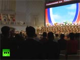 В Москве выступили хор и женский ансамбль из Северной Кореи В Москве выступили хор и женский ансамбль из Северной Кореи