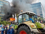 Протестующие крестьяне выбили из властей ЕС еще 500 млн евро помощи Протестующие крестьяне выбили из властей ЕС еще 500 млн евро помощи