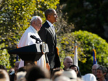 Папа Римский стал для Барака Обамы "нравственным примером"