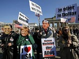 В Берлине десятки тысяч человек вышли протестовать против партнерского соглашения с США