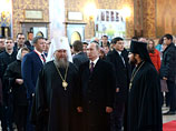 Президент РФ Владимир Путин посетил Свято-Успенский кафедральный собор и подарил икону Покрова Пресвятой Богородицы