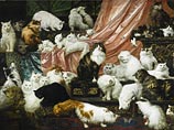 Картина с 42 кошками "Любовники моей жены" продана на аукционе за 826 тысяч долларов