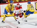 Российские хоккеисты победили шведов в матче Кубка Карьяла