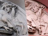 Реставрация по-питерски: печального ангела на фасаде исторического здания превратили в "жертву лоботомии"