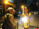 В Индии отмечают праздник огней