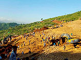 В Мьянме оползнем накрыло деревню шахтеров
