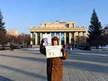 На акцию покаяния за отмену "Тангейзера" в Новосибирске пришел лишь один православный активист