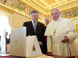Украинский президент встретился в Ватикане с Папой Франциском