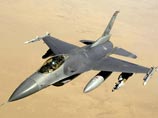 В США истребитель F-16 разбился во время тренировочного полета