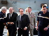Олланд побывал на борту авианосца "Шарль де Голль" у берегов Сирии