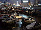 Полиция не пускает новые фуры к лагерю дальнобойщиков под Москвой
