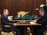 Владимир Путин провёл рабочую встречу с Министром обороны Сергеем Шойгу, 7 декабря 2015 года